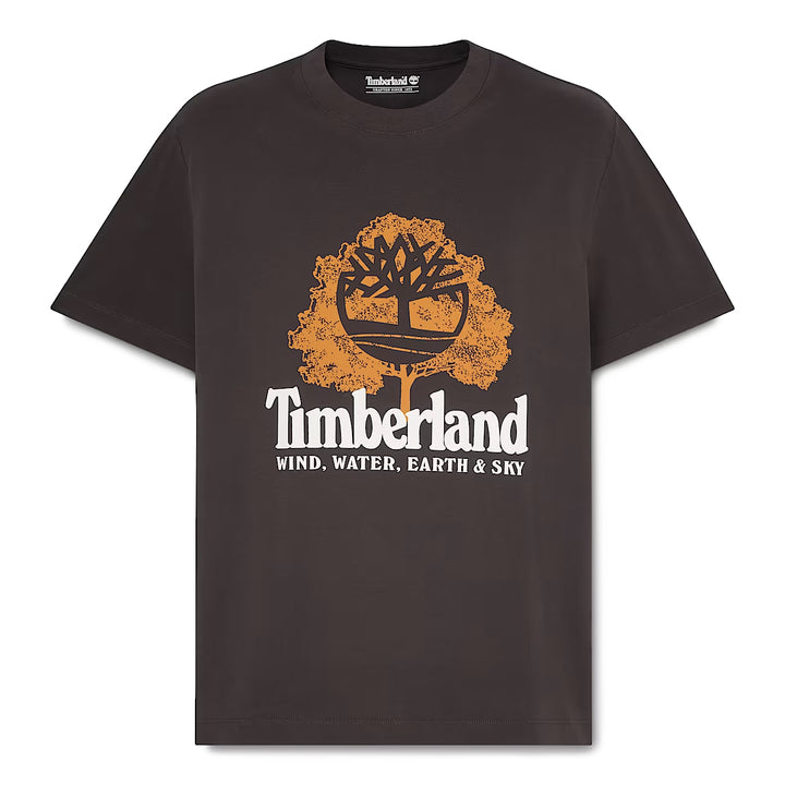 Timberland Men’s Elements Graphic T-Shirt Vintage Black | Pro Feet