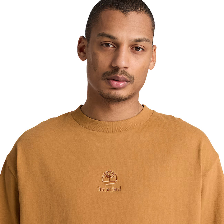 Timberland Men’s Shorewood Heavyweight Short-Sleeve T-Shirt Wheat TBC0YHF3 | Pro Feet