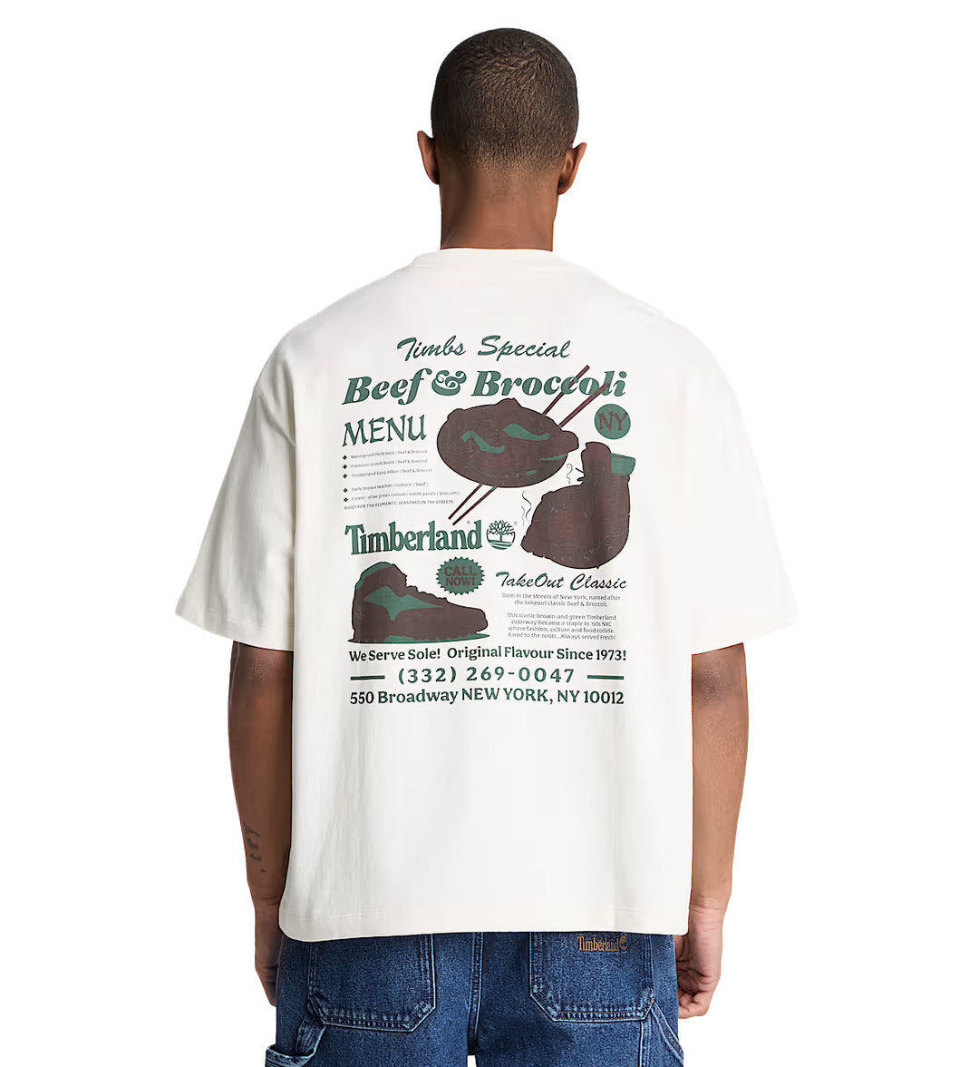 Timberland Men’s Beef &amp; Broccoli Graphic T-Shirt