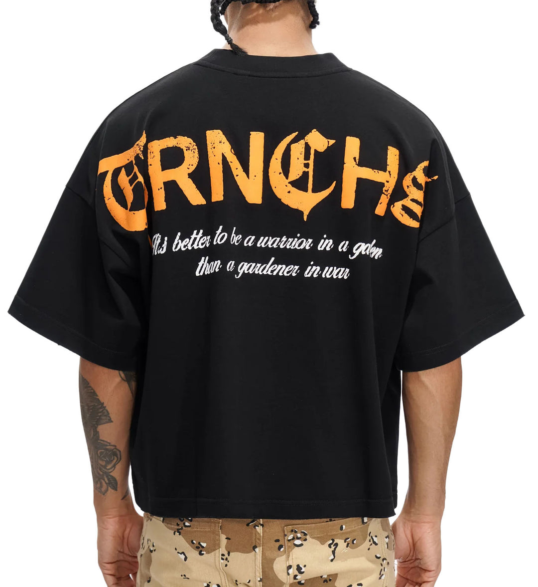 TRNCHS Warrior in the Garden Tee Vintage Black 