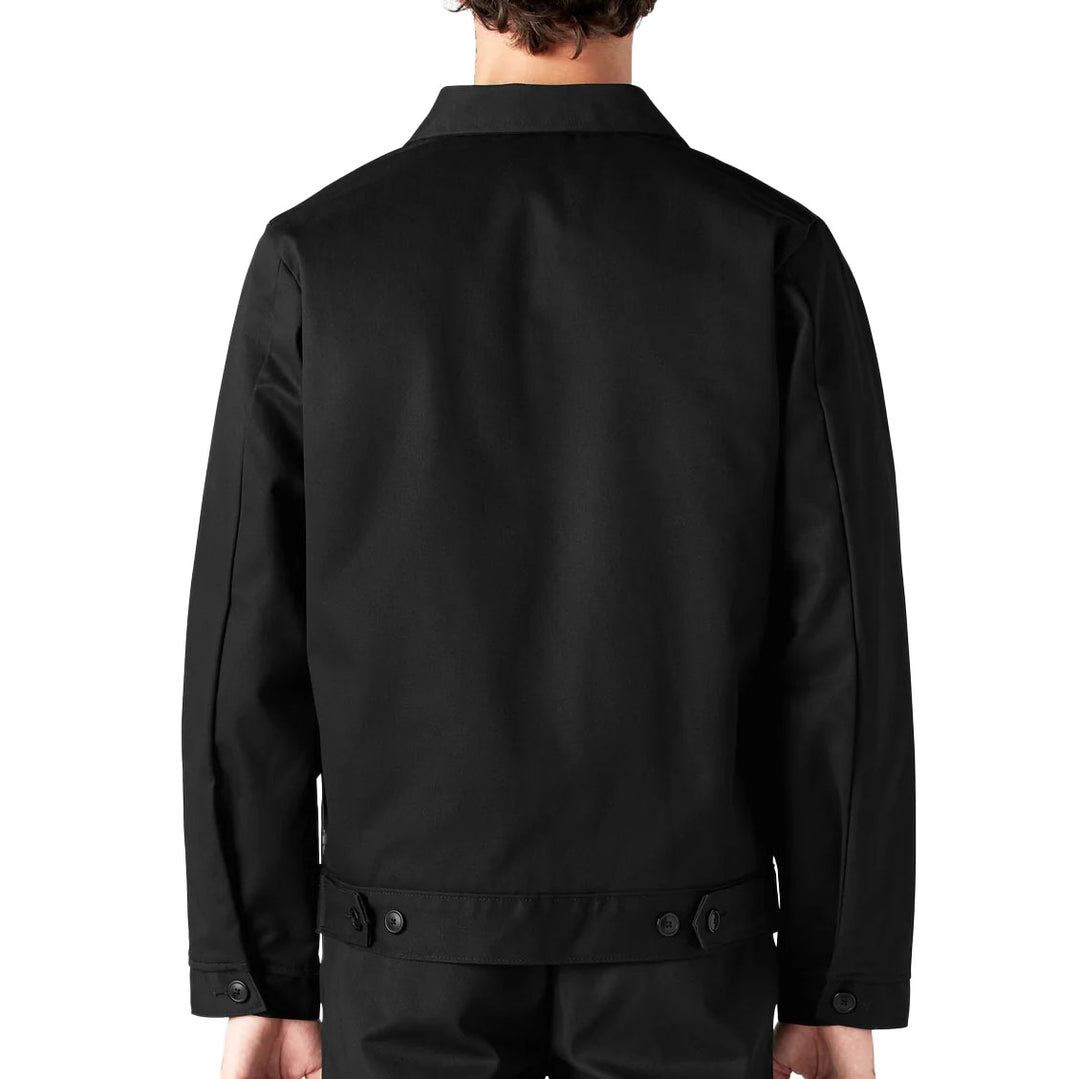Black Dickies Insulated Eisenhower Jacket  on a white background