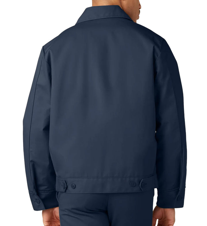 Dark Navy Dickies Insulated Eisenhower Jacket on a white background