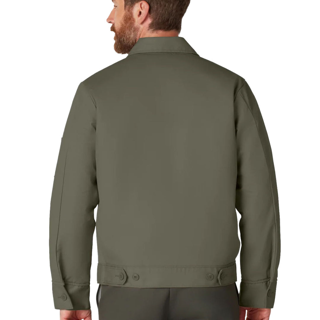 Moss green Dickies Insulated Eisenhower Jacket on a white background