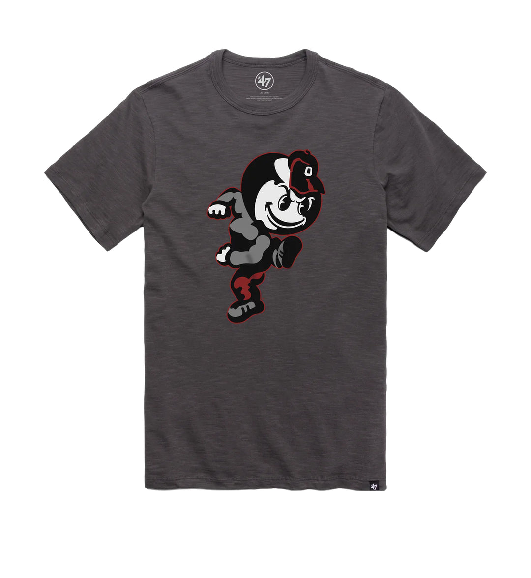 Gray '47 Brand Ohio State Buckeyes Vintage Grit ’47 Scrum Tee 