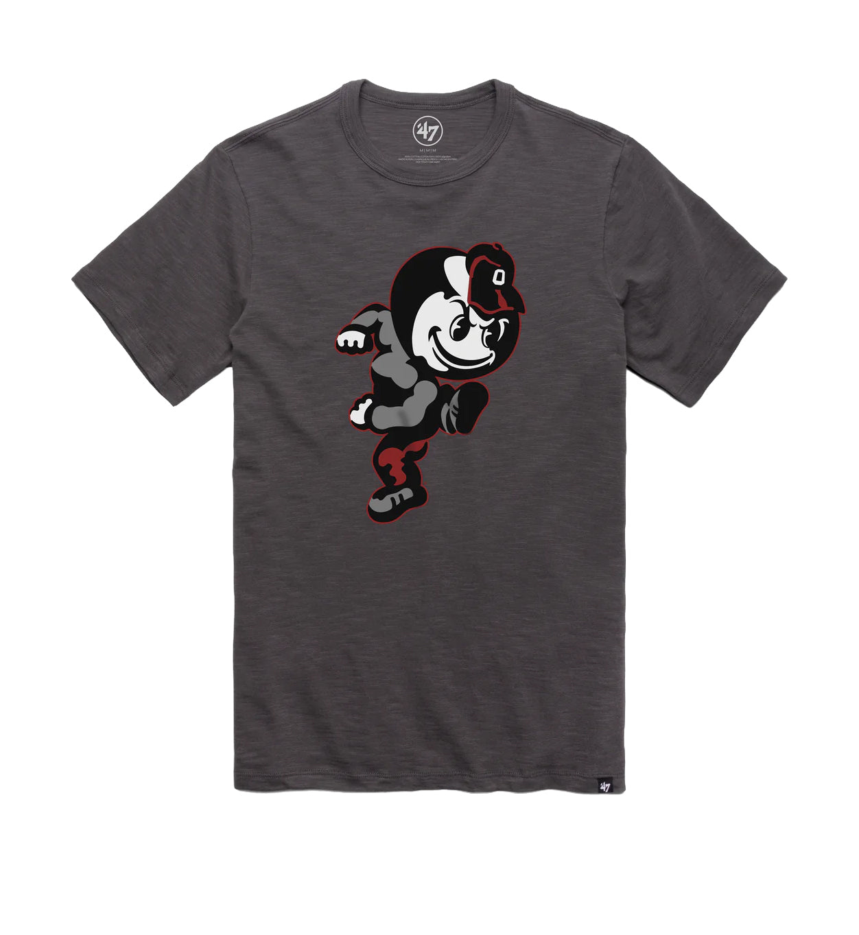 '47 Brand Ohio State Buckeyes Vintage Grit ’47 Scrum Tee “Charcoal” (CVIN39TMGTVS546217CC)