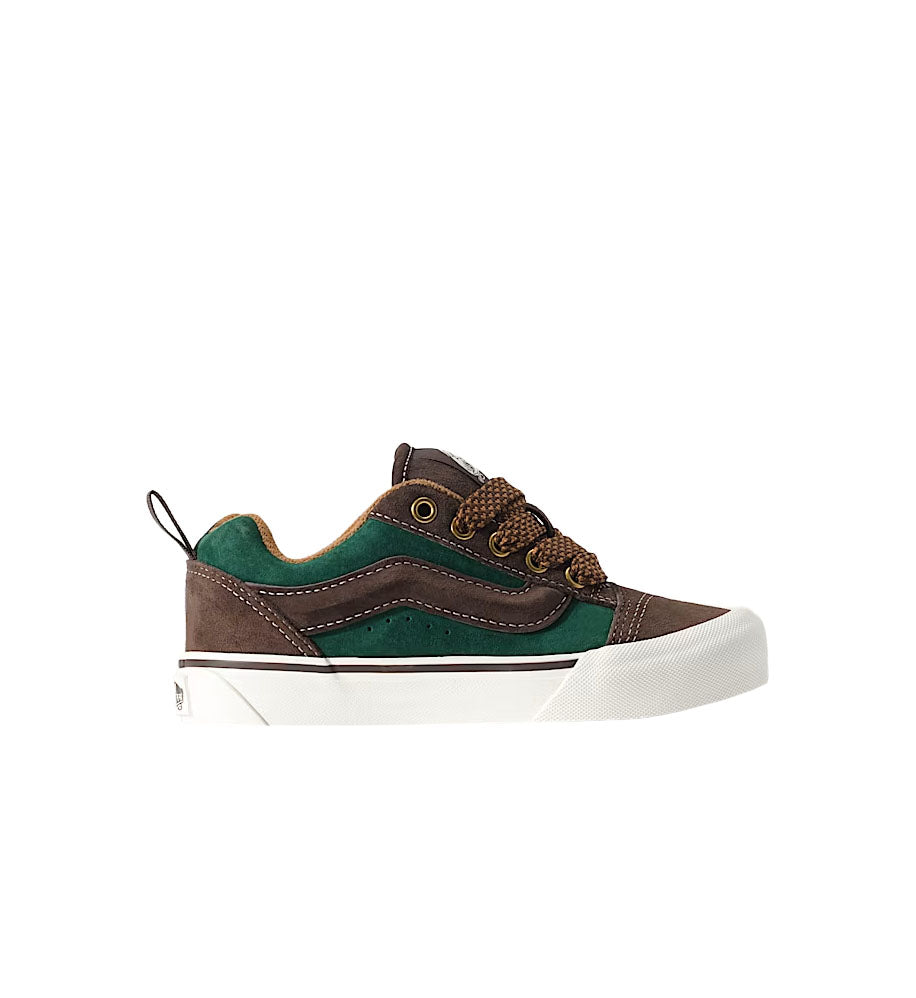 Brown and green Vans Knu Skool shoe