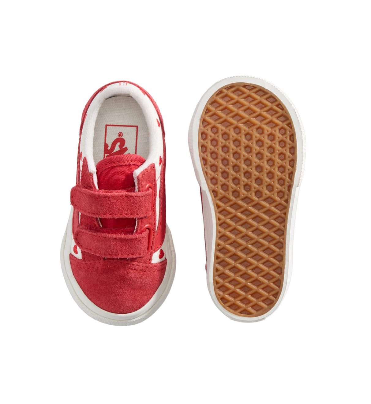 Vans Old Skool Valentines TD Red Hot Valentines Racing Red/True White VN000CTGJV61 | Pro Feet