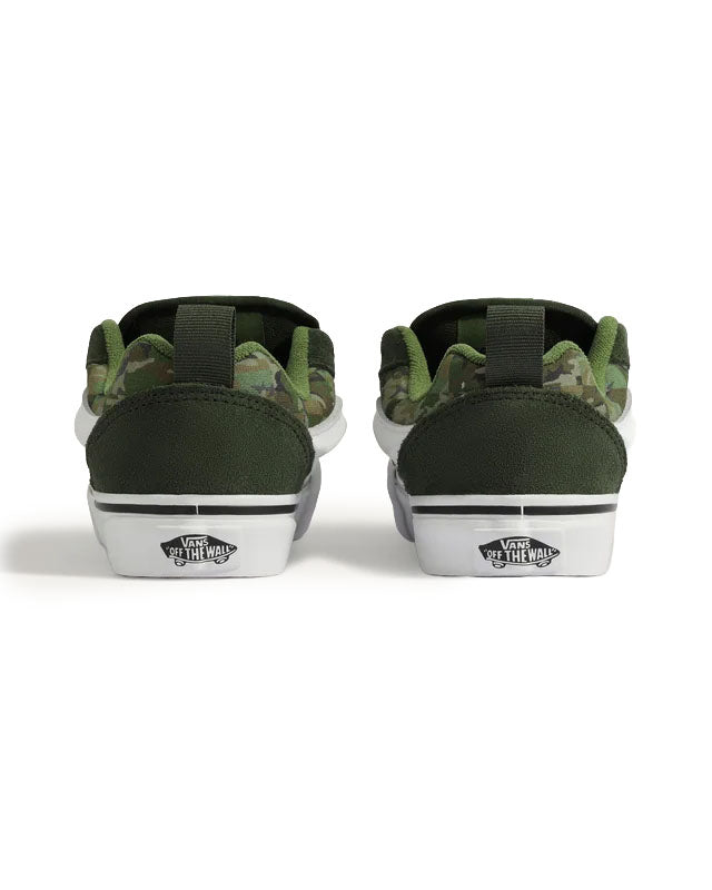 Vans Knu Skool PS Check Camo Obsidian Fern Green VN000CYUHK61 | Pro Feet