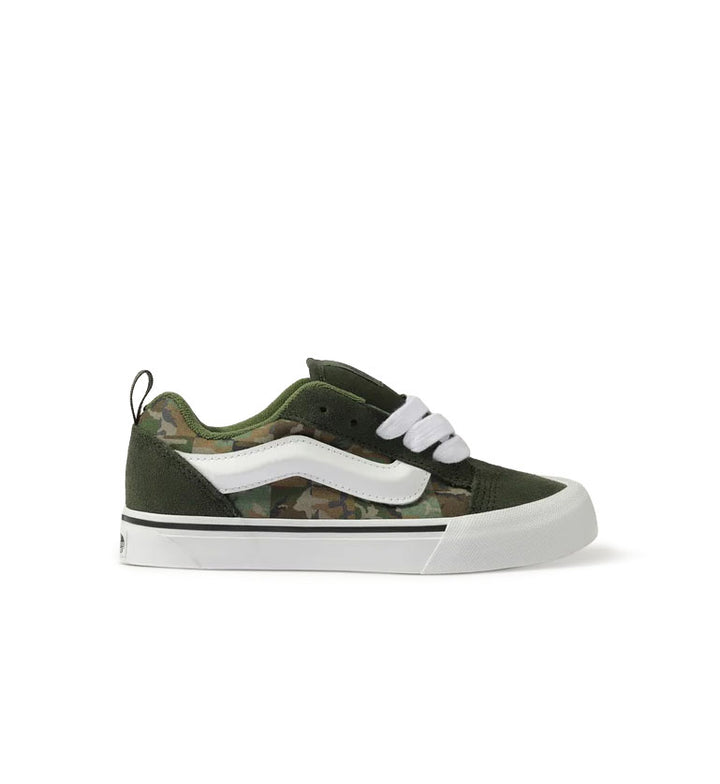 Vans Knu Skool PS Check Camo Obsidian Fern Green VN000CYUHK61 | Pro Feet