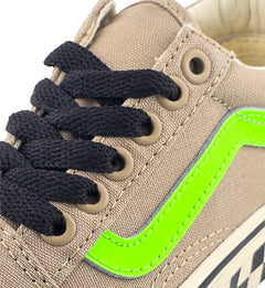 Vans Old Skool PS Glow-in-the-Dark Black/Bay Leaf Green VN000CYVEMF | Pro Feet