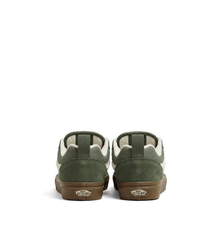 Vans Knu Skool Elastic Lace TD Dark Gum Oil Green VN000D0KTD81 | Pro Feet