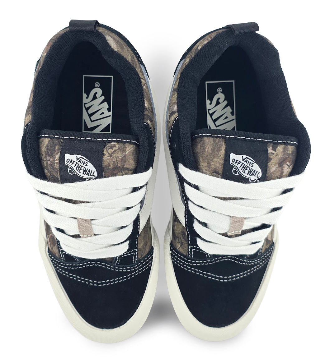 Vans Knu Skool “Black/Camo” – Skate Shoe (VN000D22BLA)