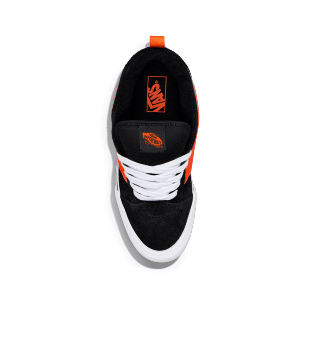 Vans Knu Skool Pop Sidestripe Black Orange VN000D22Y8J1 | Pro Feet