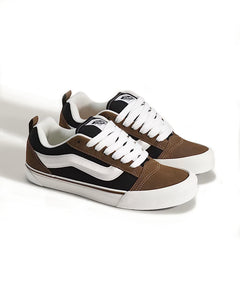 Vans Knu Skool Shoe Black/Brown VN000D22YS8 | Pro Feet