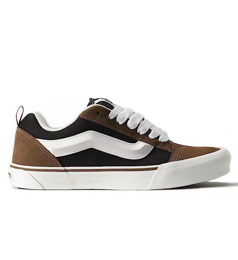 Vans Knu Skool Shoe Black/Brown VN000D22YS8 | Pro Feet