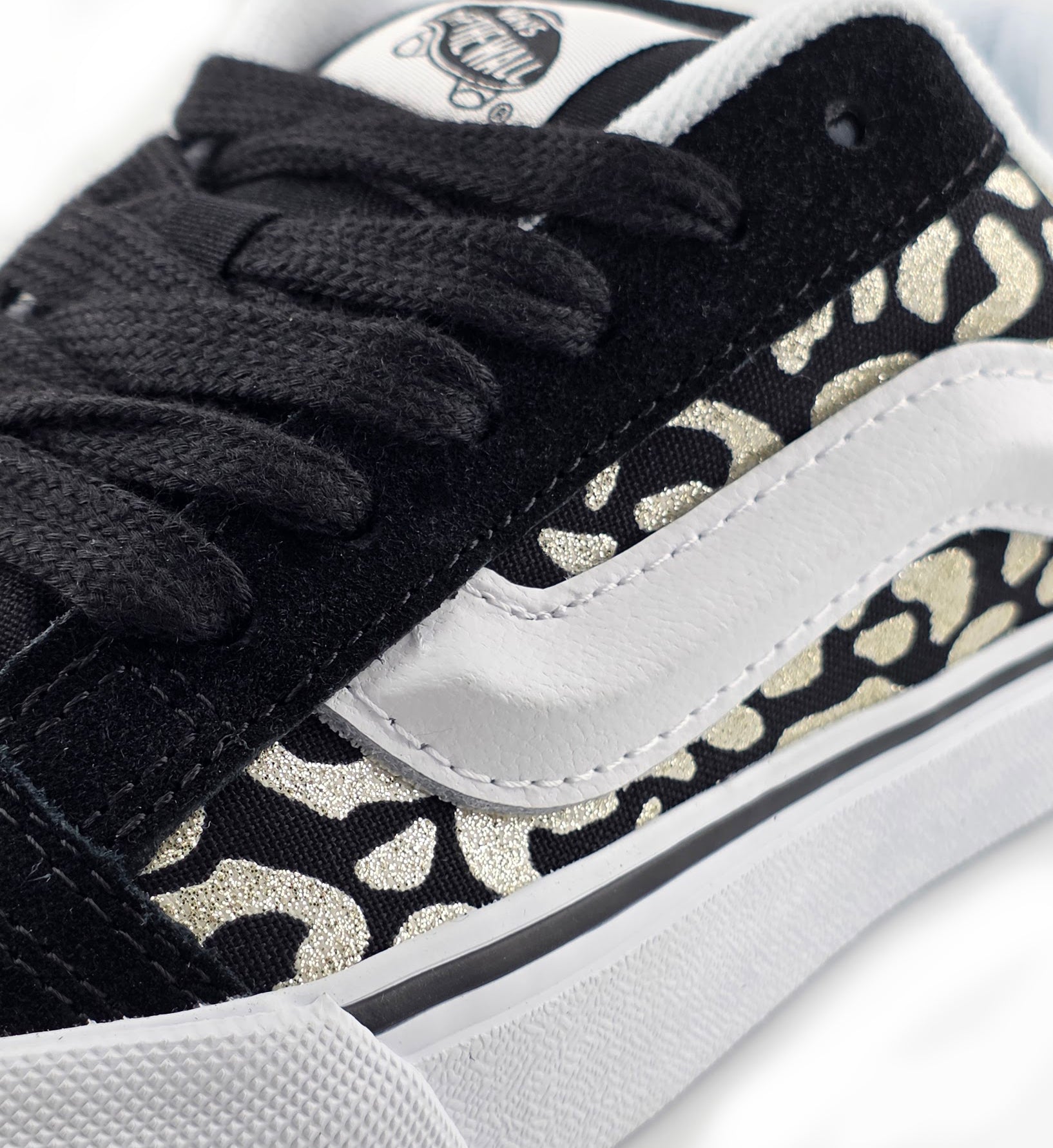 Vans Knu Skool GS “Glitter Leopard Black” (VN000D2TBM8)