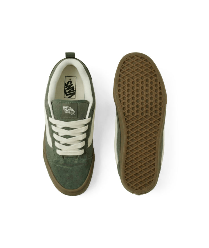 Vans Knu Skool GS Dark Gum Oil Green VN000D2TTD81 | Pro Feet