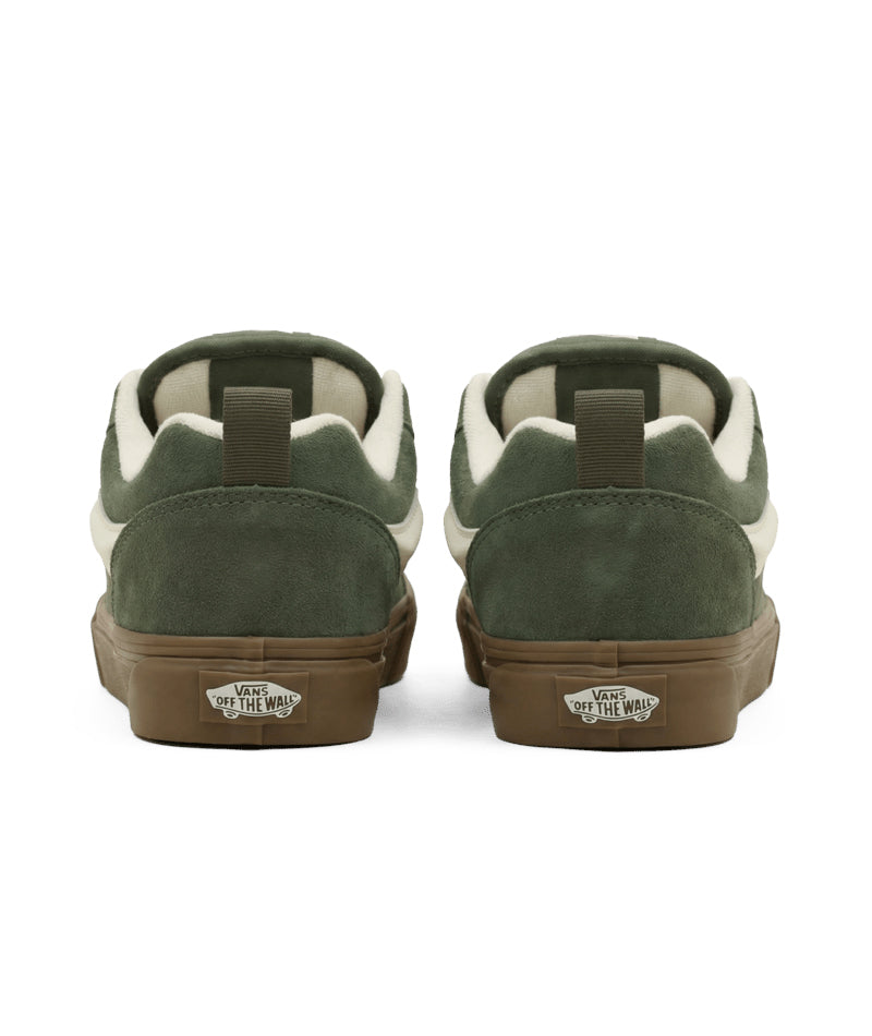 Vans Knu Skool GS Dark Gum Oil Green VN000D2TTD81 | Pro Feet