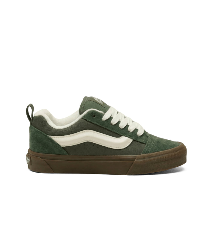 Vans Knu Skool GS Dark Gum Oil Green VN000D2TTD81 | Pro Feet