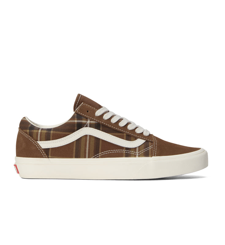 Vans Old Skool Plaid Vintage Cocoa VN000D3HFST1 | Pro Feet