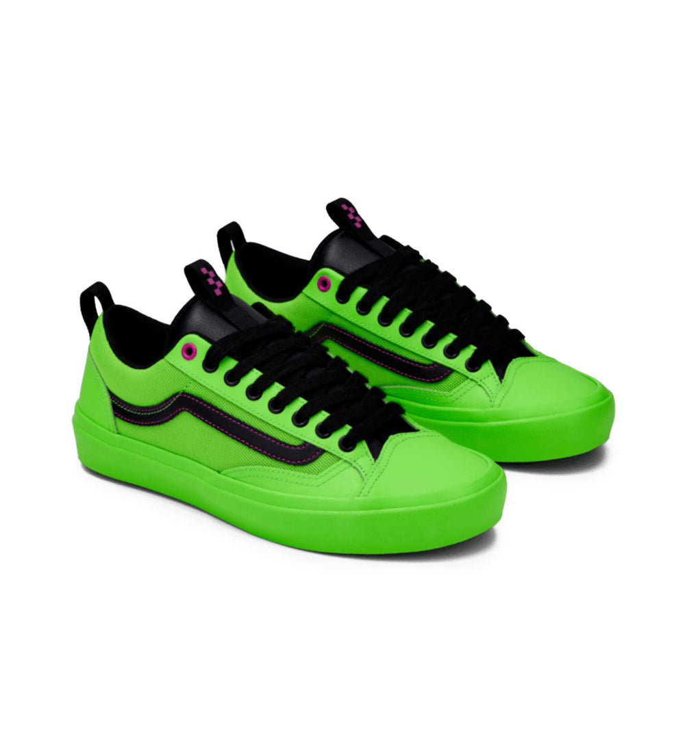 Vans Skate Old Skool 36+ Acid Airbrush Black Green VN000D5RFBL1 | Pro Feet