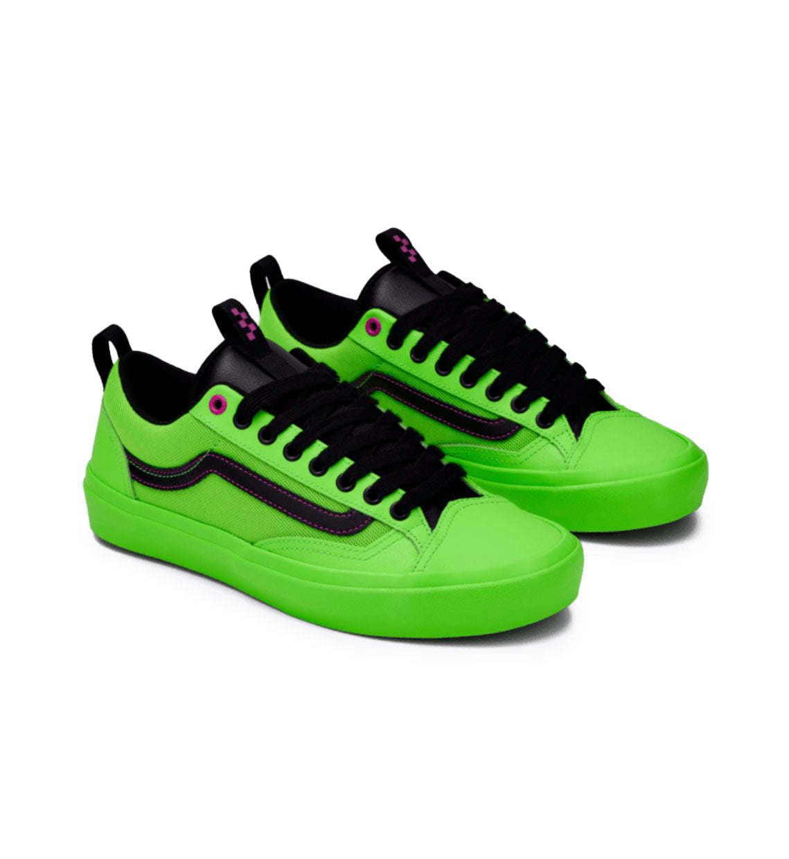 Vans Skate Old Skool 36+ Acid Airbrush Black Green VN000D5RFBL1 | Pro Feet
