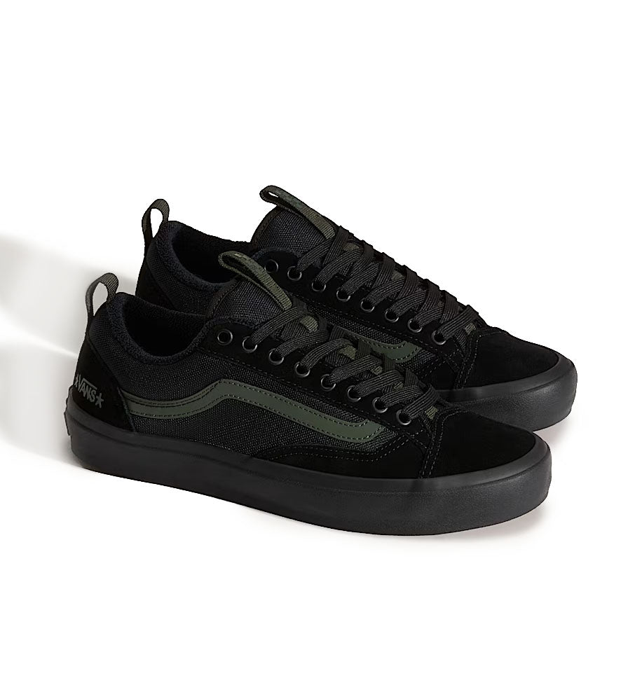 Vans Skate Old Skool 36+ Atiba Black/Dark Green VN000D5RNLX | Pro Feet