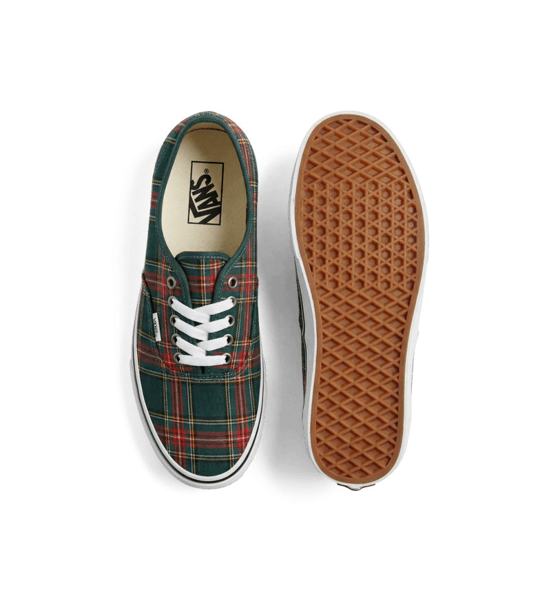 Vans Authentic Tartan Oil Green VN000D6GTD81 | Pro Feet