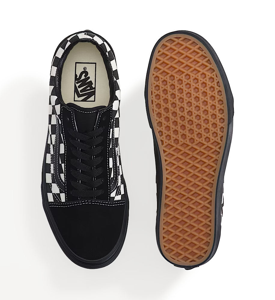 Vans Old Skool Checkerboard Black White VN000D7ZMCG1 | Pro Feet