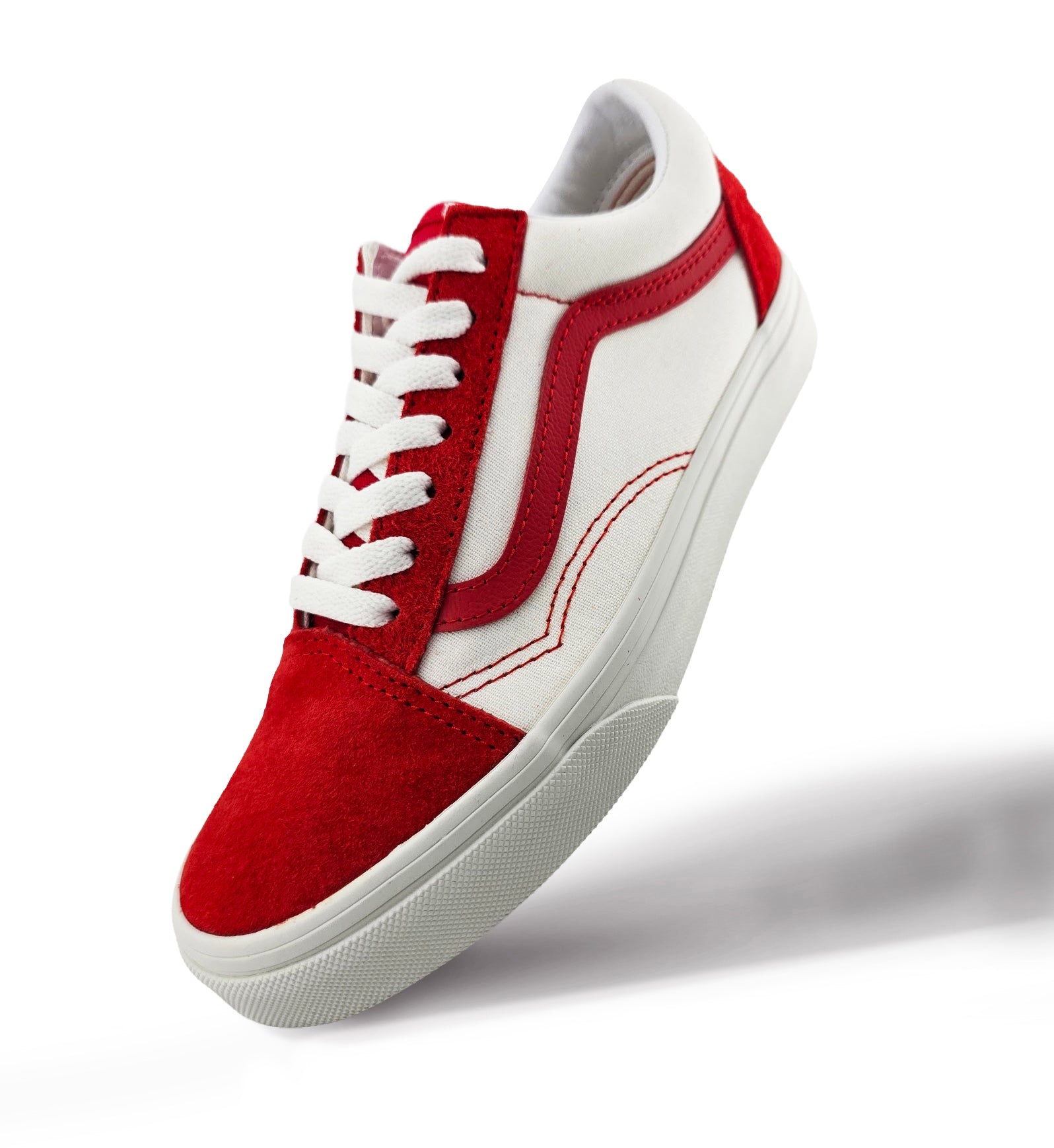 Vans Old Skool Valentines GS Red Hot Valentines Racing Red/True White VN000E9YJV61 | Pro Feet