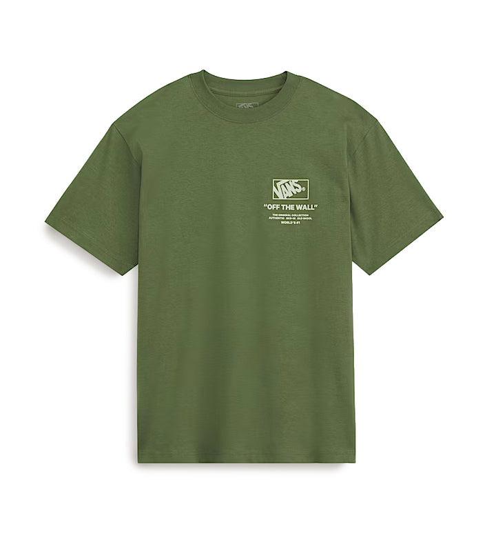 Vans Stacked Hi T-Shirt Green Balsam VN000PEWGRK | Pro Feet