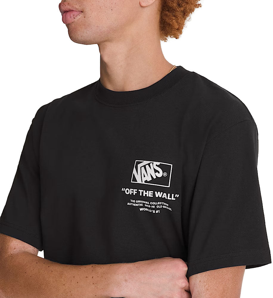 VANS® Stockpile T-Shirt Stockpile T-Shirt “Black/White” (VN000PEWY28)