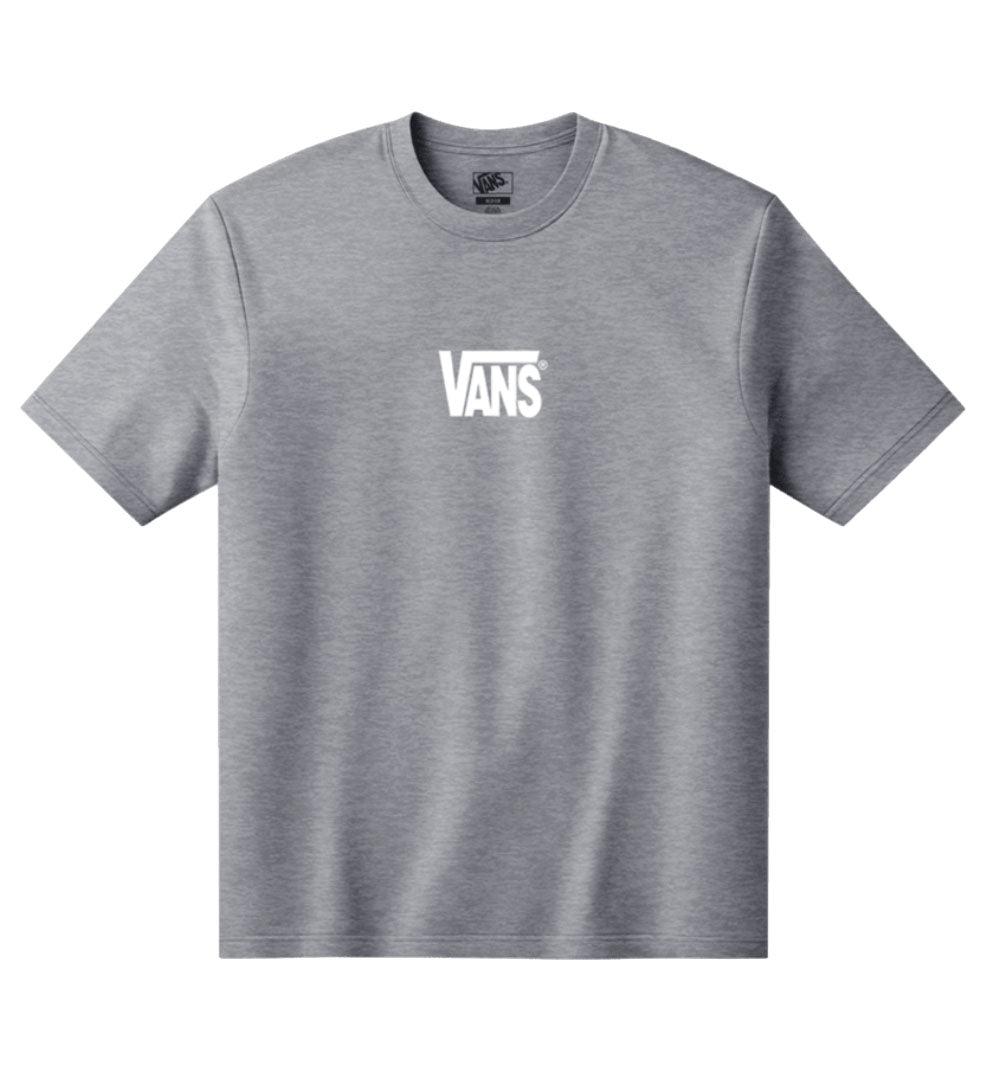 VANS® Stretch Logo SS Tee “Athletic Heather” (VN000SWDATH)
