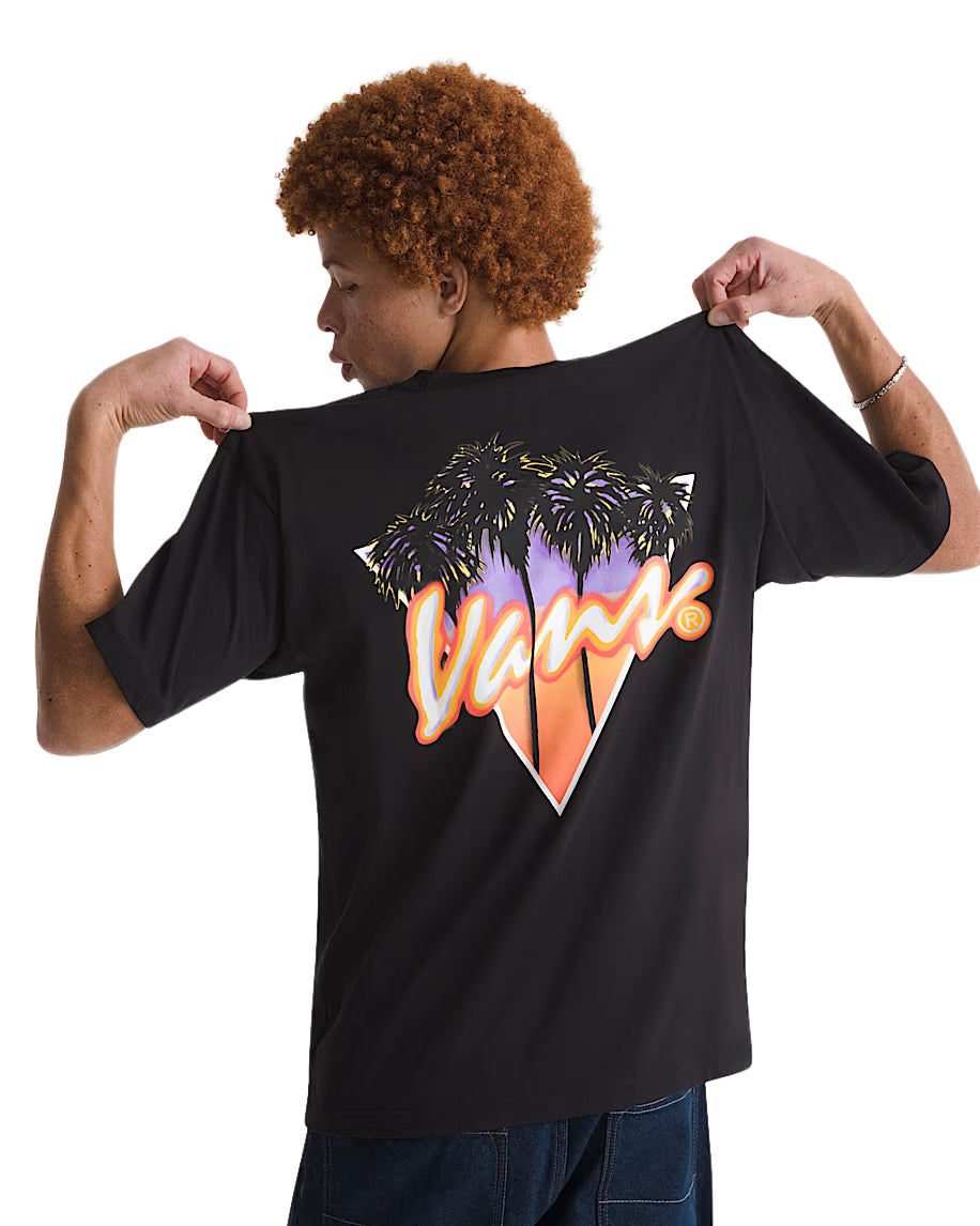 Vans Palm Drive T-Shirt Black VN000SXEBLK | Pro Feet