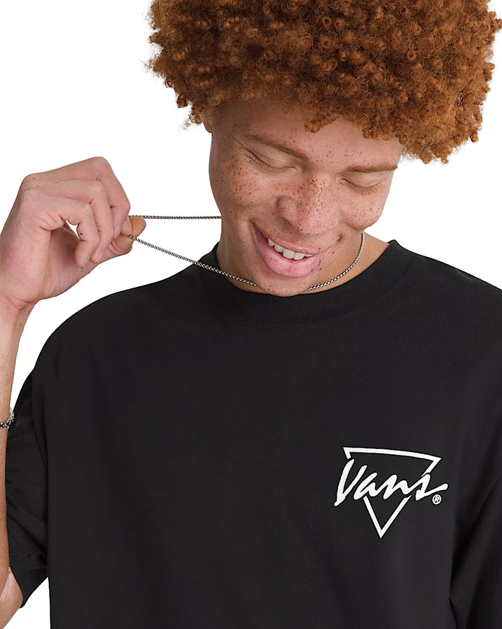 Vans Palm Drive T-Shirt Black VN000SXEBLK | Pro Feet
