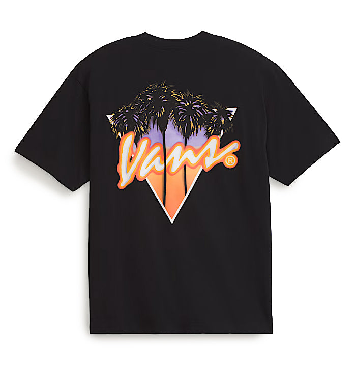 Vans Palm Drive T-Shirt Black VN000SXEBLK | Pro Feet