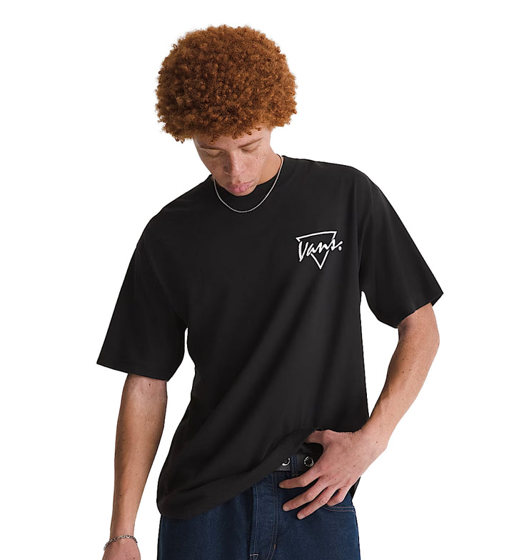 Vans Palm Drive T-Shirt Black VN000SXEBLK | Pro Feet
