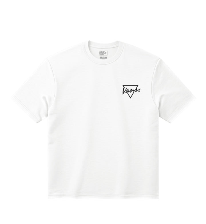 Vans M Palm Drive T-Shirt White VN000SXEWHT | Pro Feet