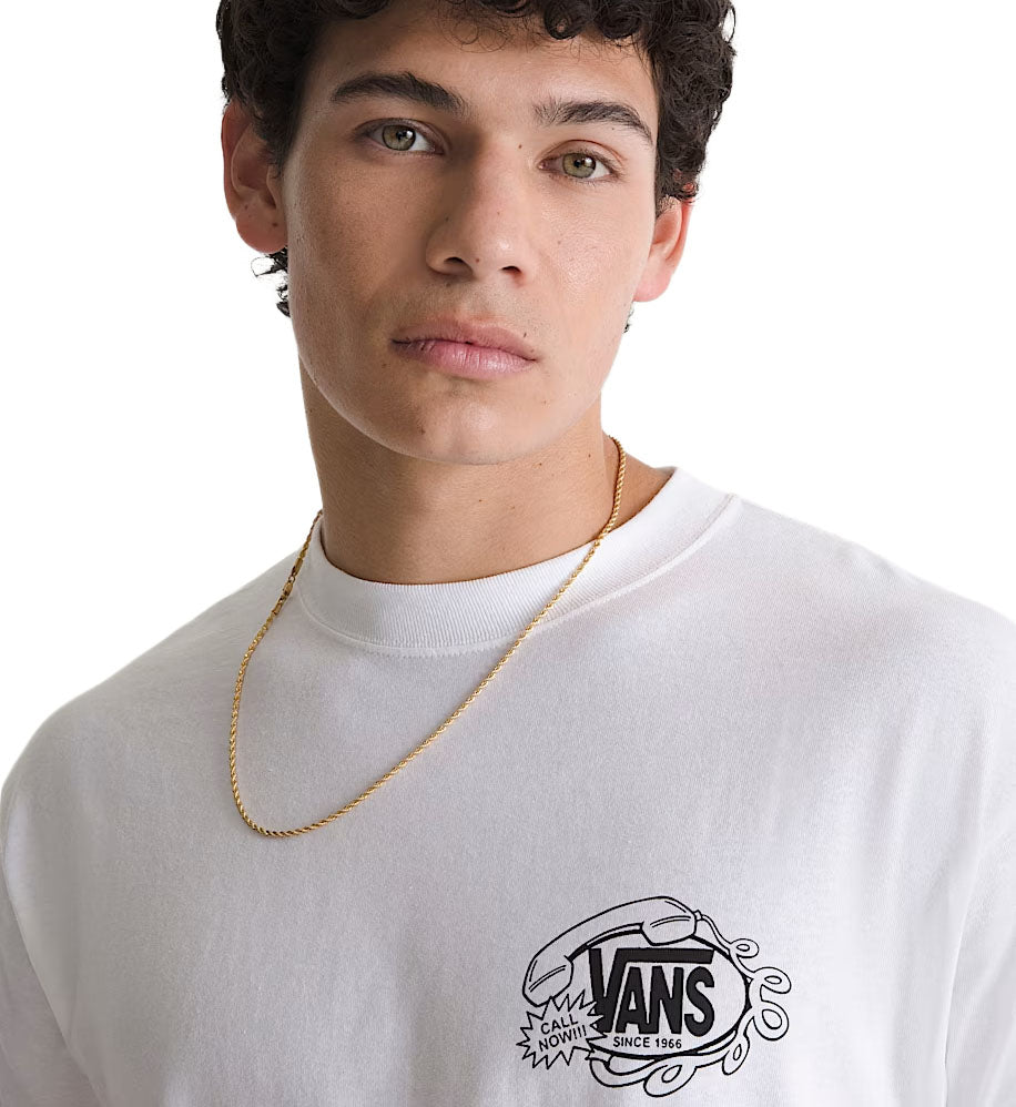 Vans Hot Lines T-Shirt “White” (VN000SYBWHT)