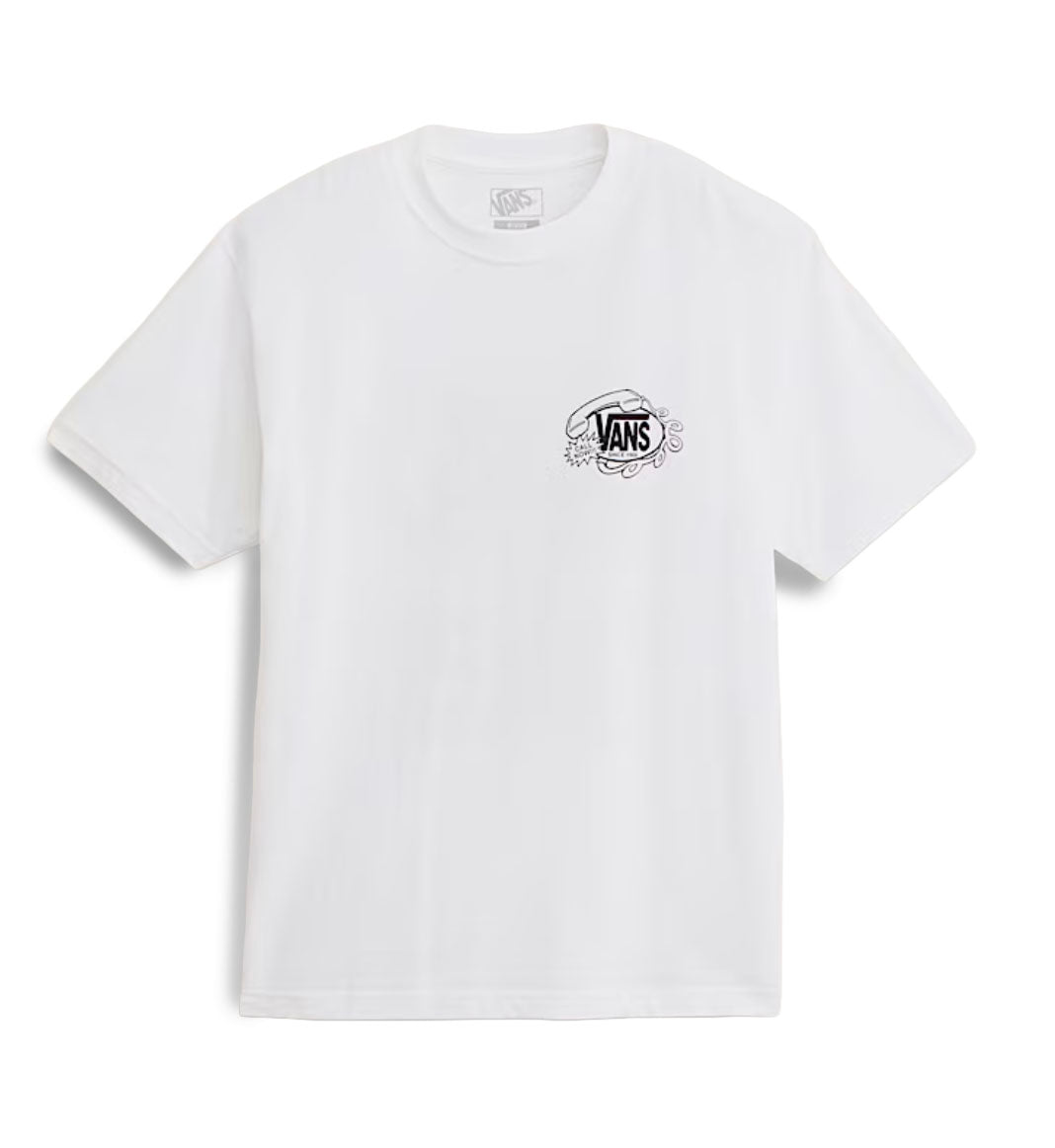 Vans Hot Lines T-Shirt “White” (VN000SYBWHT)