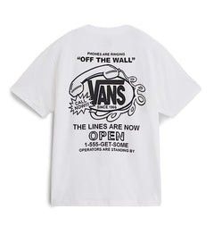 Vans Hot Lines T-Shirt “White” (VN000SYBWHT)
