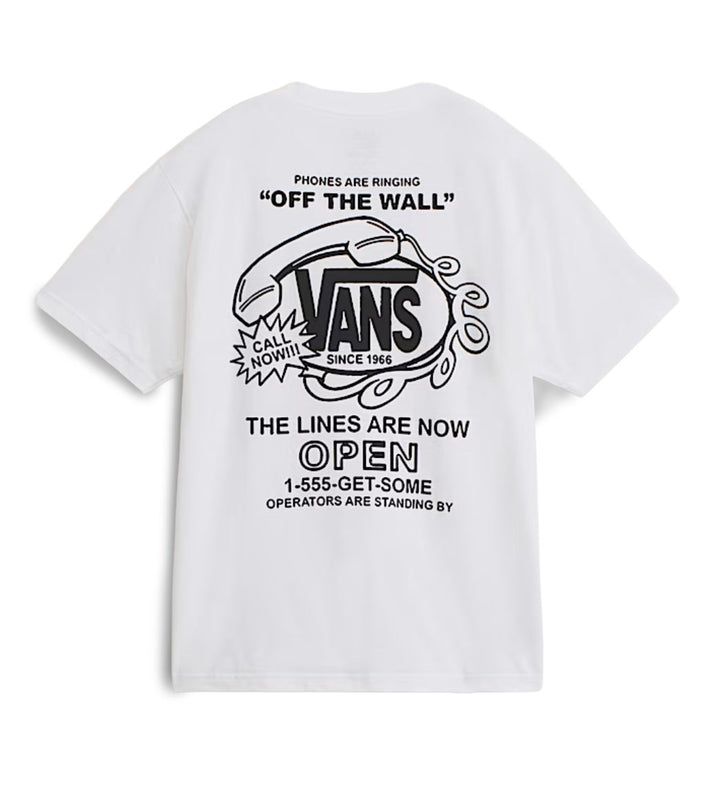 Vans Hot Lines T-Shirt “White” (VN000SYBWHT)