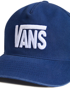 VANS Stretch Logo Snapback Hat Deep Indigo VN000W12FOB | Pro Feet