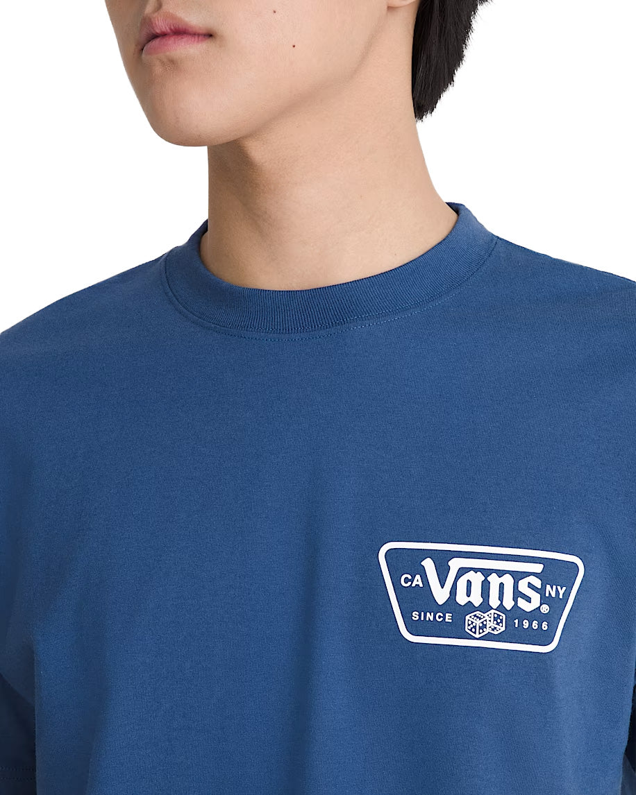 Vans Knu Patch T-Shirt True Navy Blue VN000WU85TU | Pro Feet