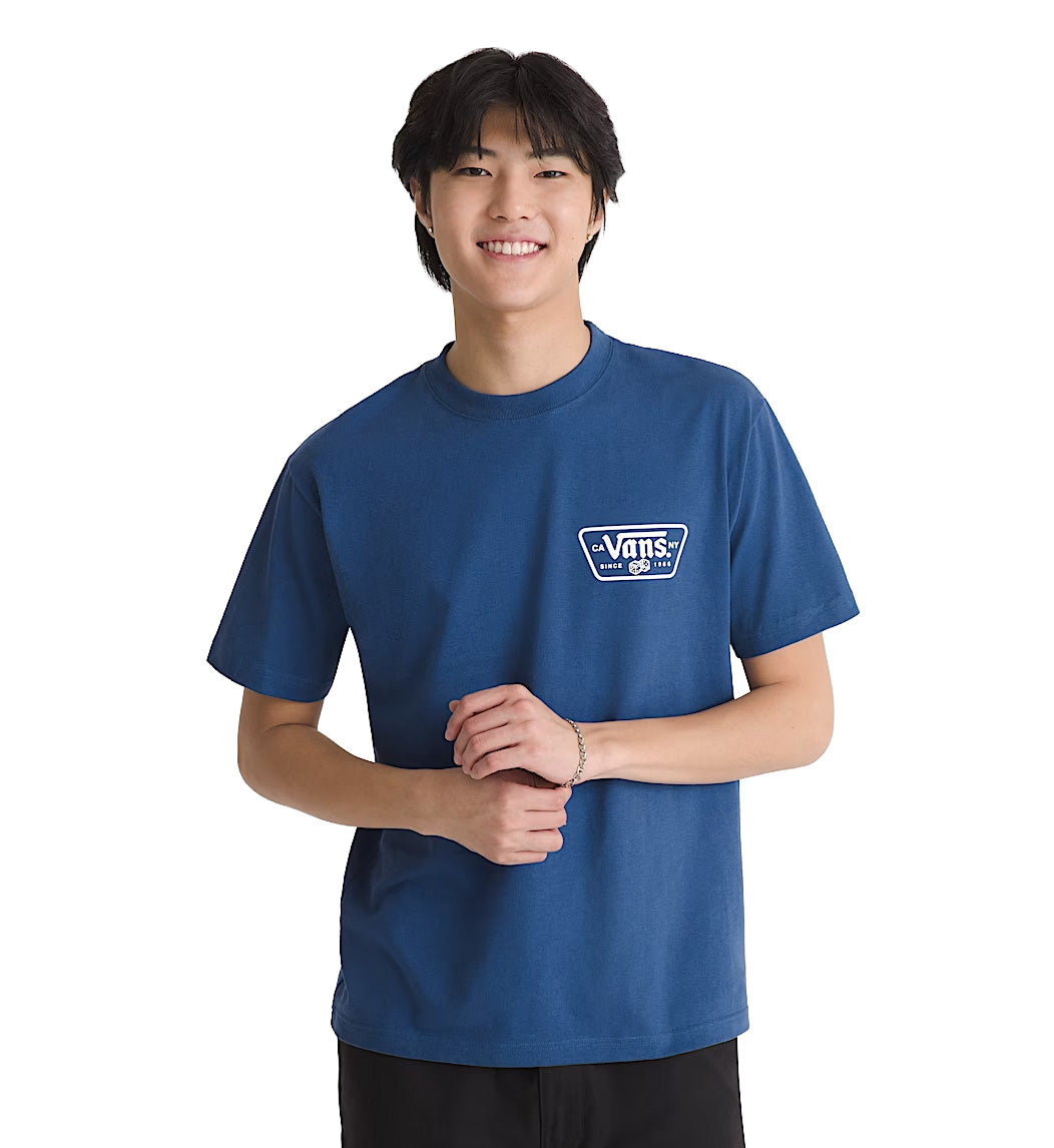 Vans Knu Patch T-Shirt True Navy Blue VN000WU85TU | Pro Feet