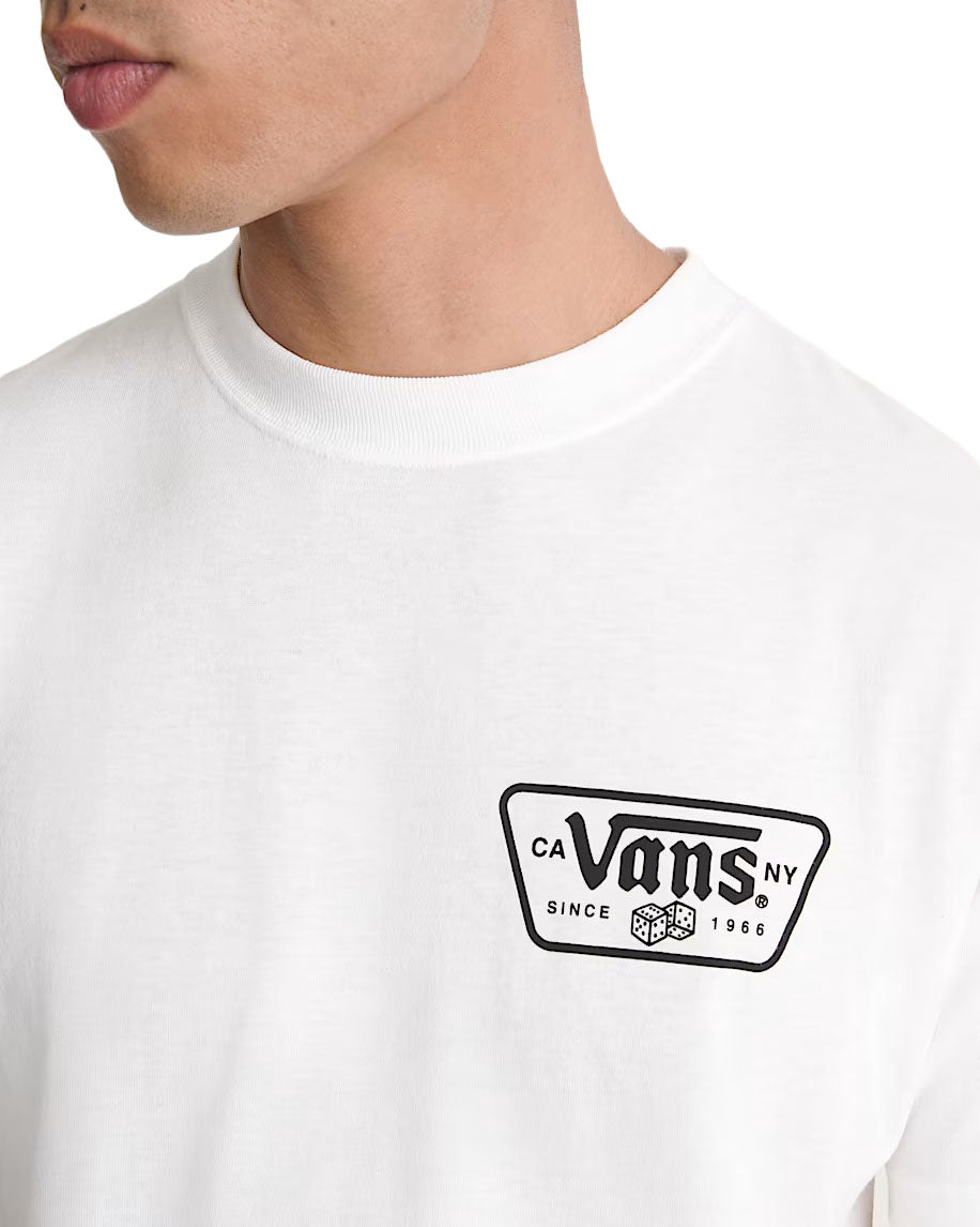 Vans Knu Patch SS Tee White VN000WU8WHT | Pro Feet