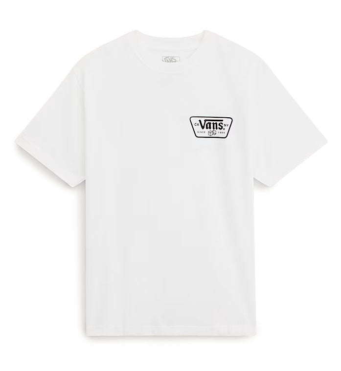 Vans Knu Patch SS Tee White VN000WU8WHT | Pro Feet