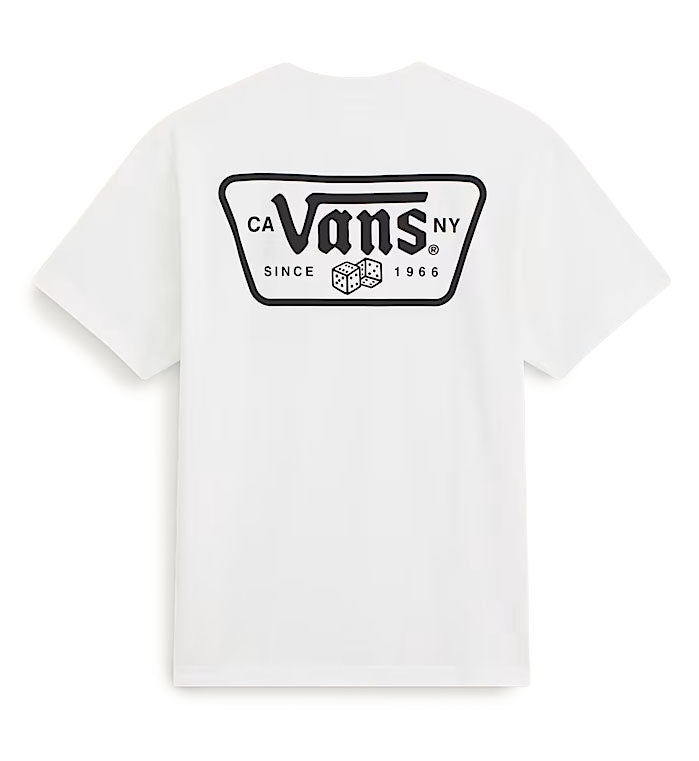 Vans Knu Patch SS Tee White VN000WU8WHT | Pro Feet