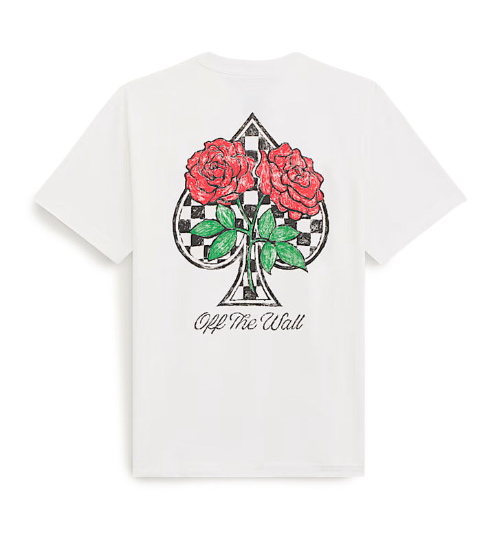 Vans The Painted Rose T-Shirt White VN000WV1WHT | Pro Feet