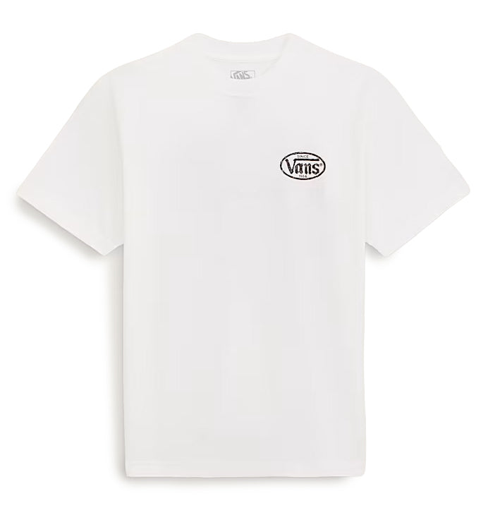 Vans The Painted Rose T-Shirt White VN000WV1WHT | Pro Feet
